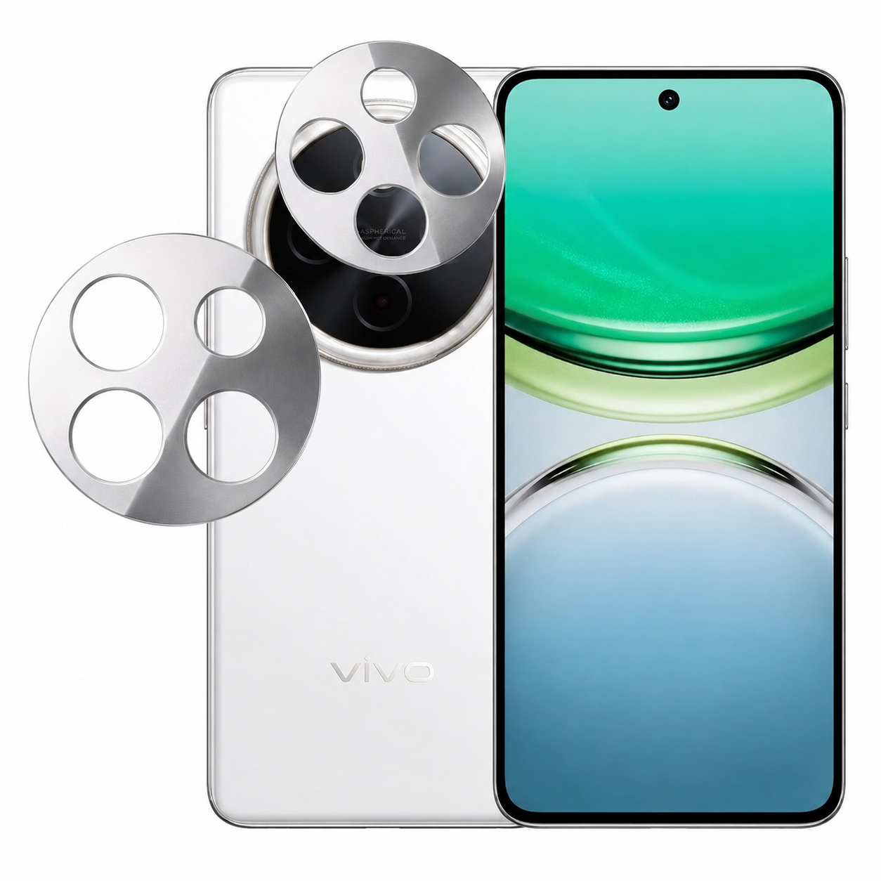 Premium Camera Metal Ring Lens Protector For Vivo Y300 Pro