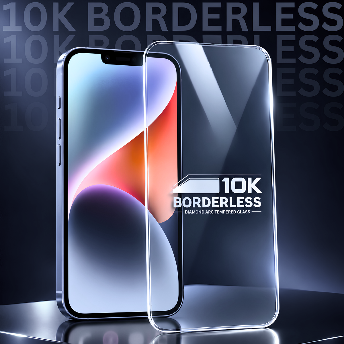 10K Borderless Ultra HD Tempered Glass Screen Protector For Apple iPhone 14 Plus