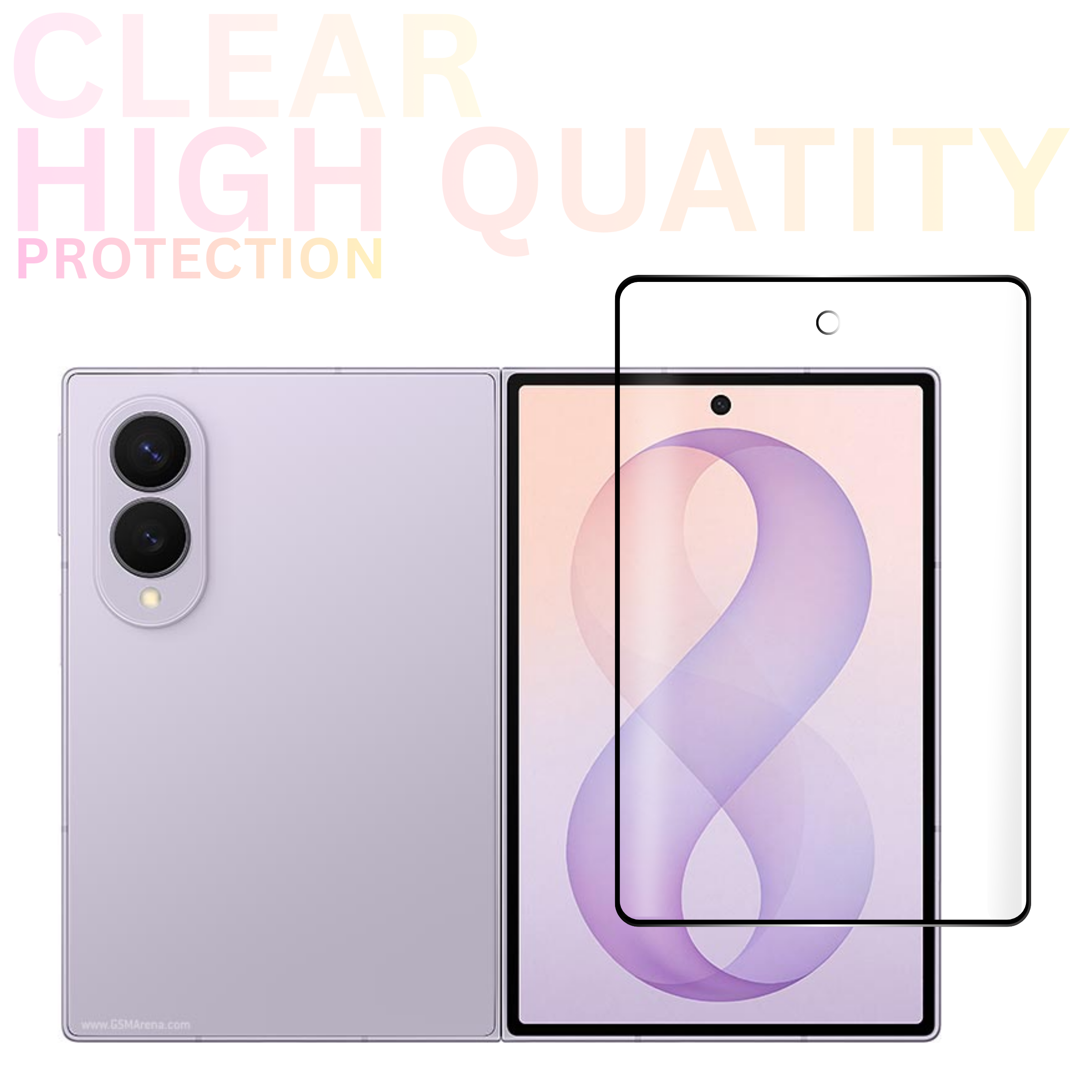 Premium Tempered Glass For Samsung Galaxy Z Fold 8