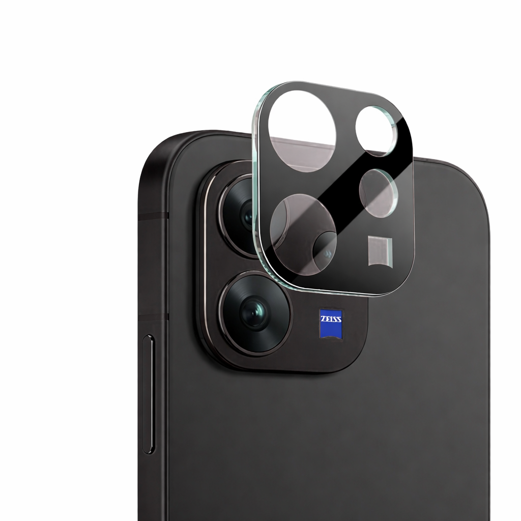 Vivo V70 Camera Lens Protector | 9H Tempered Glass with Premium Metal Ring | HD Clear Invisible Fit | Scratch Resistant (Copy)