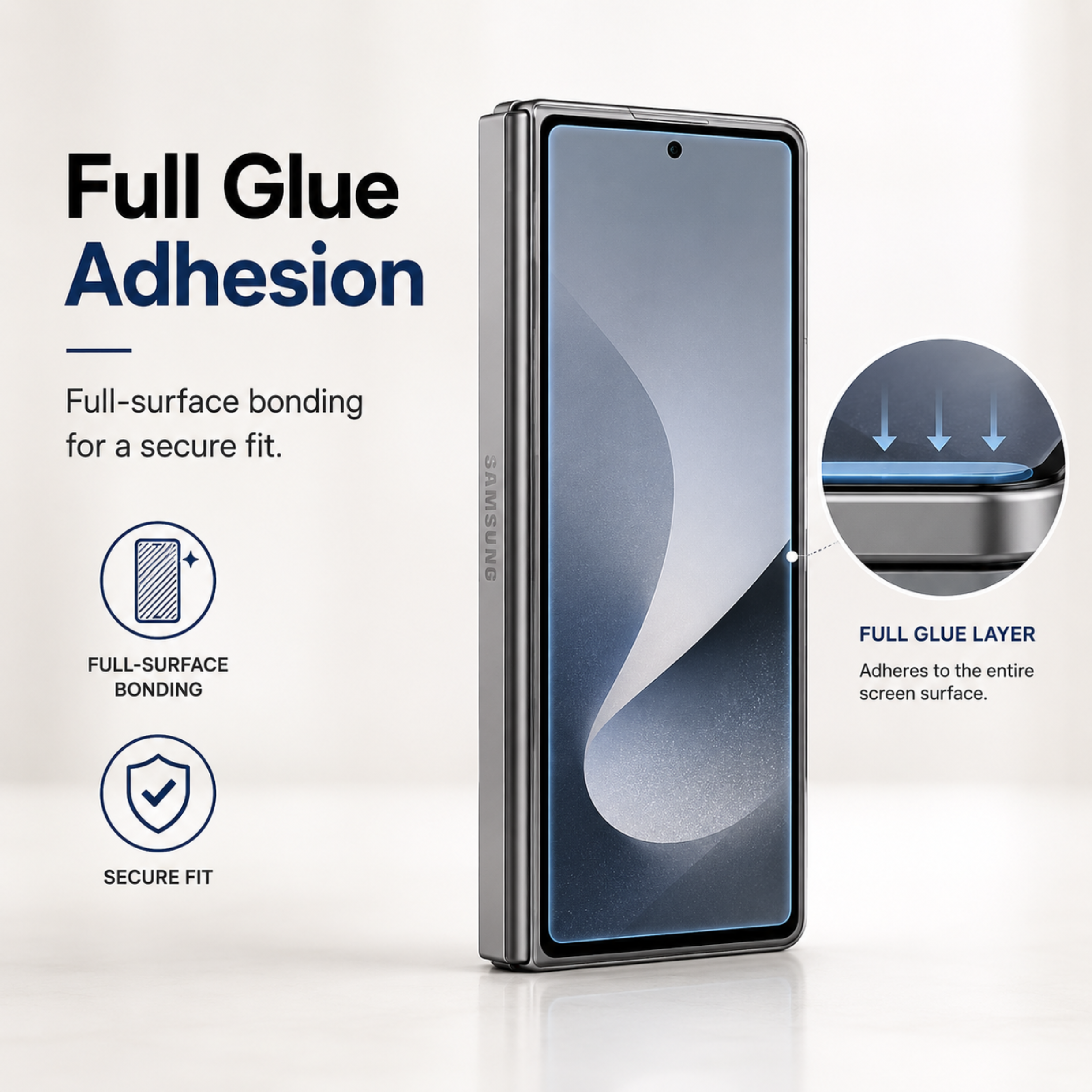 Edge Premium Tempered Glass For Samsung Galaxy Z Fold 4