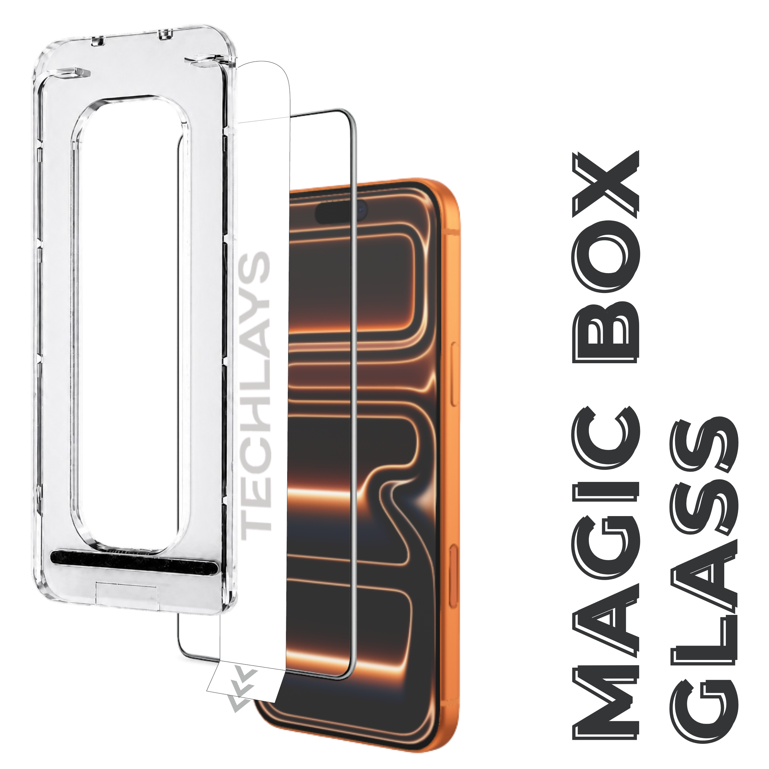 Magic Glass Box With Auto-Align Installation for iPhone 14 Pro Max