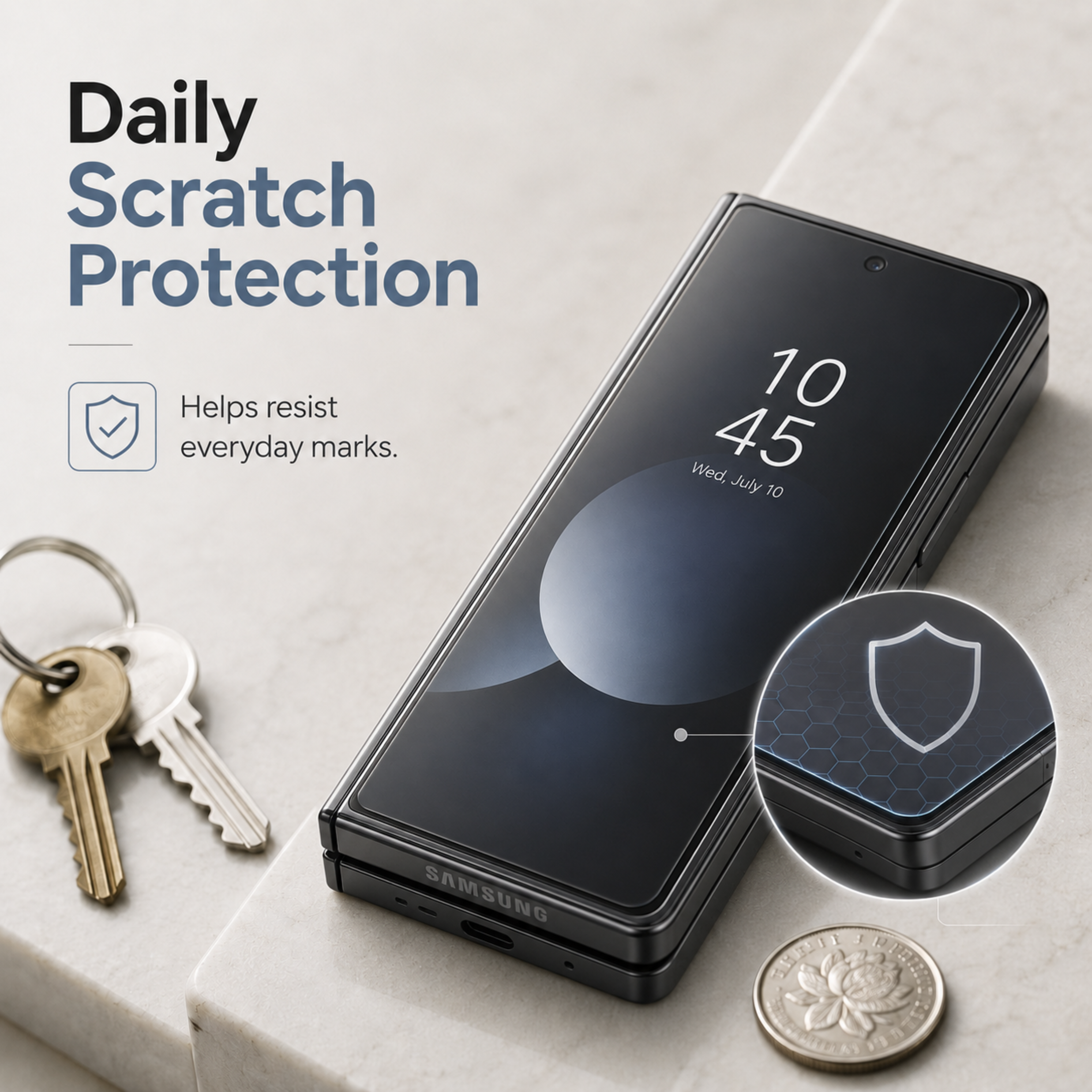 Edge Premium Tempered Glass For Samsung Galaxy Z Fold 6