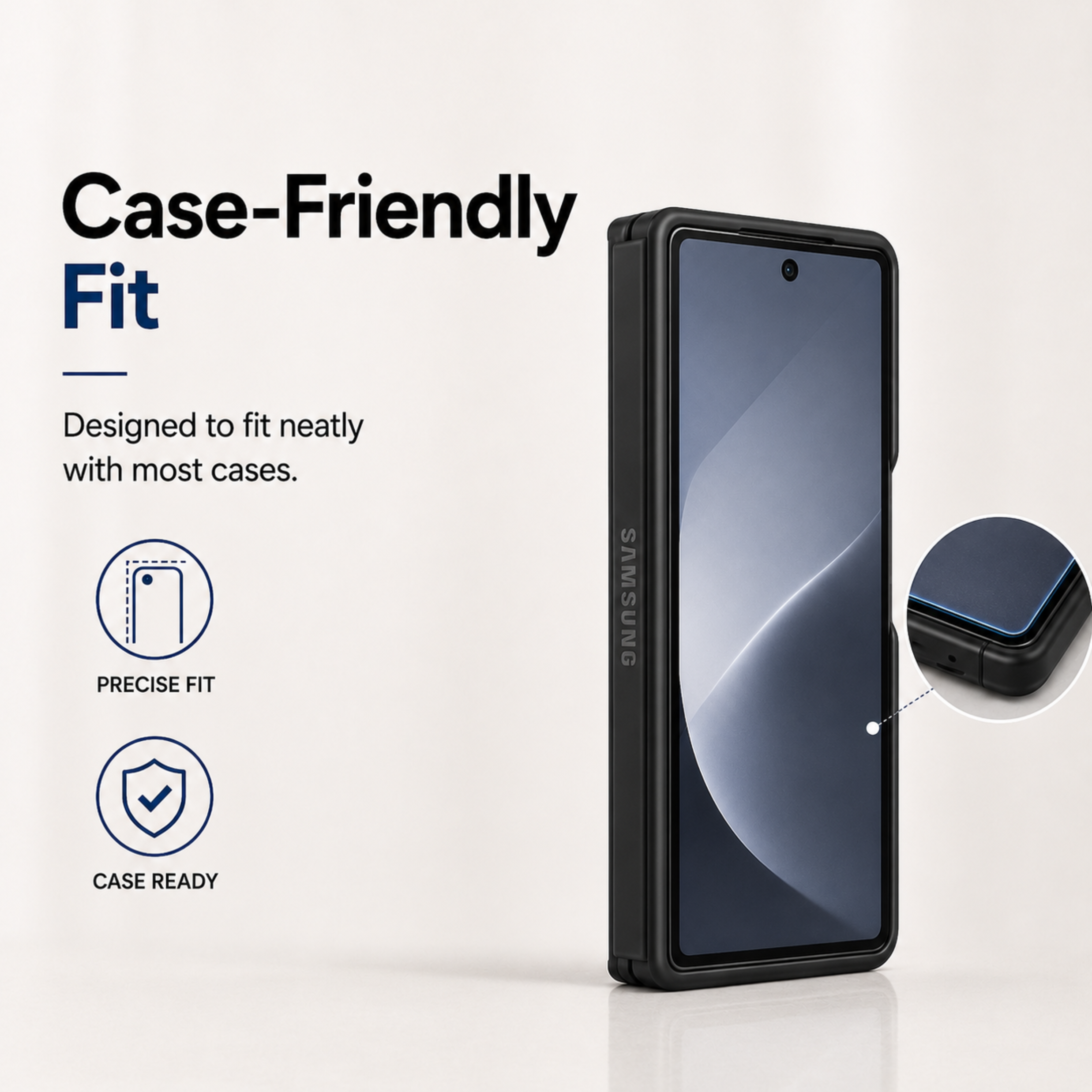 Edge Premium Tempered Glass For Samsung Galaxy Z Fold 4