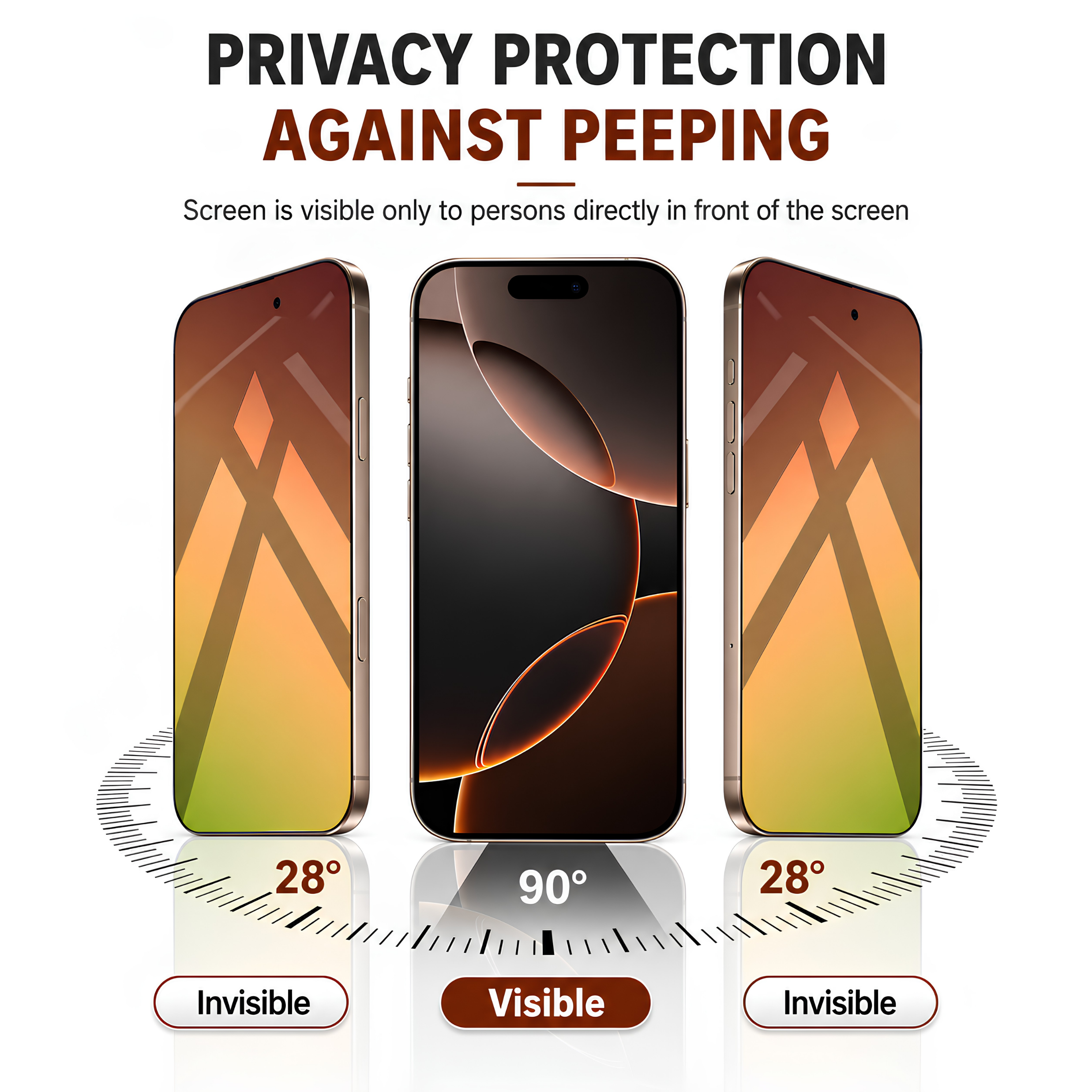ColorShield Rainbow Privacy Tempered Glass For Apple iPhone 17e