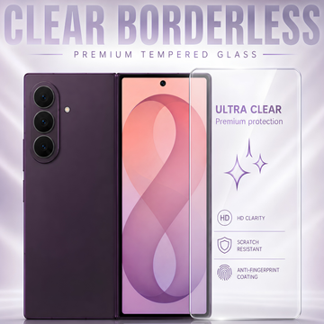 Premium Borderless Tempered Glass For Samsung Z Fold 8