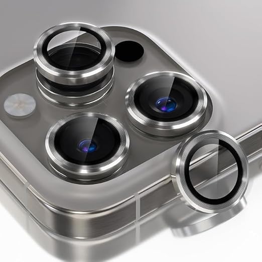 Premium Camera Metal Ring Lens Protector For iPhone 16 Pro