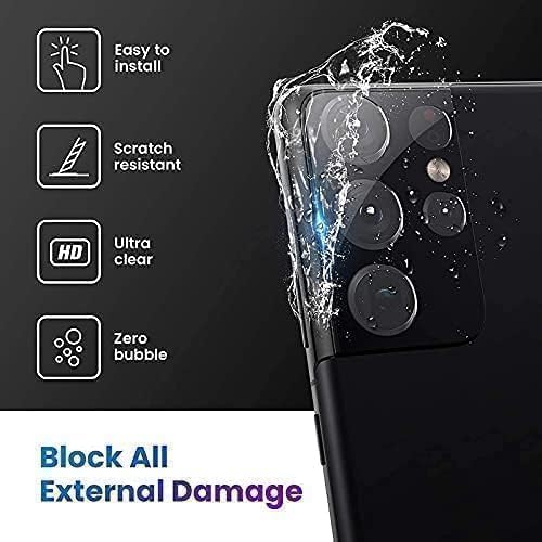 Vivo T5x Camera Lens Protector | 9H Tempered Glass with Premium Metal Ring | HD Clear Invisible Fit | Scratch Resistant