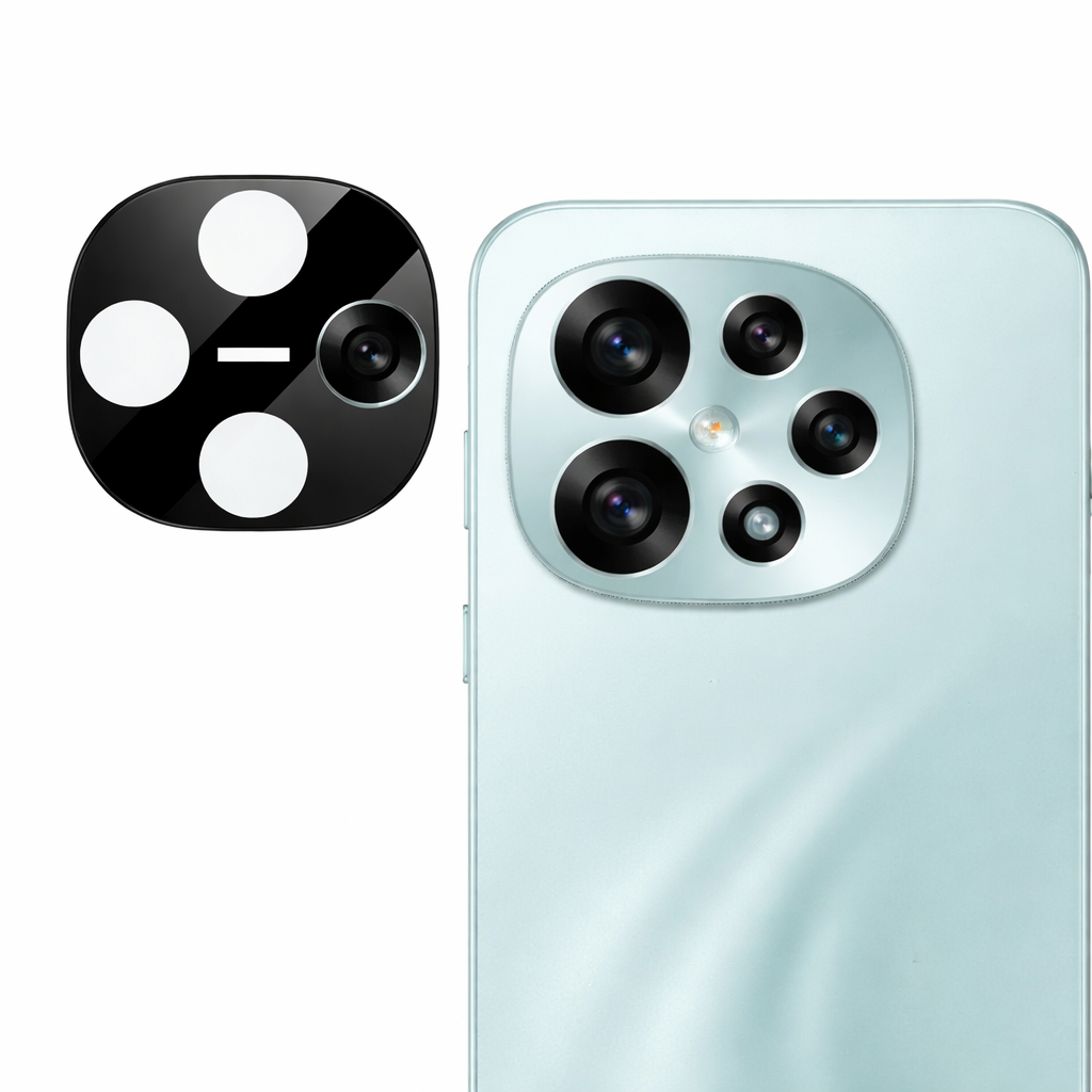 Oppo F31 Pro Camera Lens Protector | 9H Tempered Glass with Premium Metal Ring | HD Clear Invisible Fit | Scratch Resistant