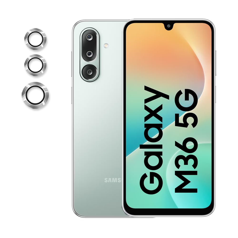 Premium Camera Metal Ring Lens Protector For Samsung M36