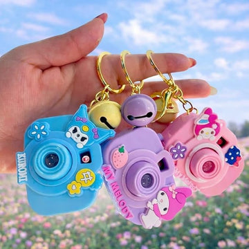 Mini Cartoon Projector Camera Keychain Toy for Kids(ASSORTED)-Pack of 1