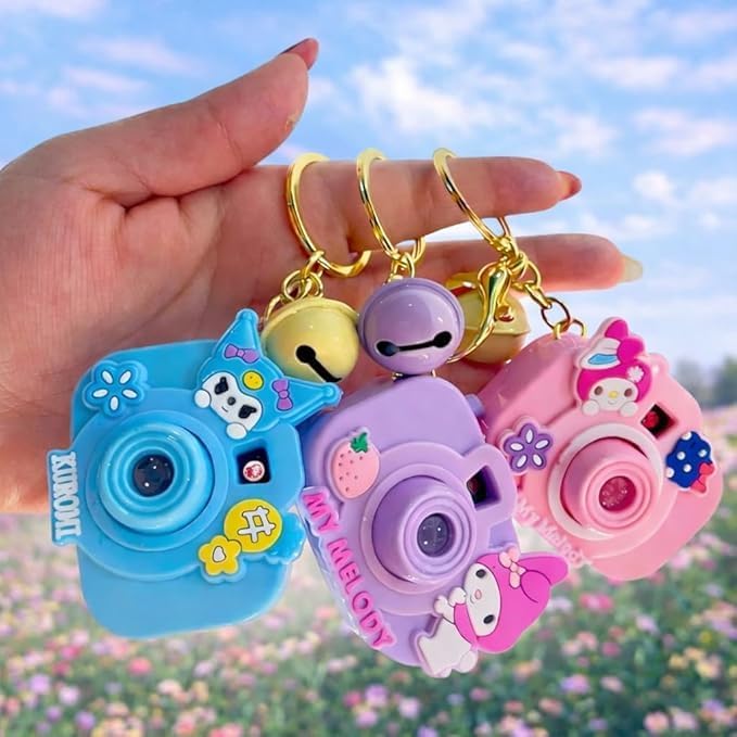 Mini Cartoon Projector Camera Keychain Toy for Kids(ASSORTED)-Pack of 1