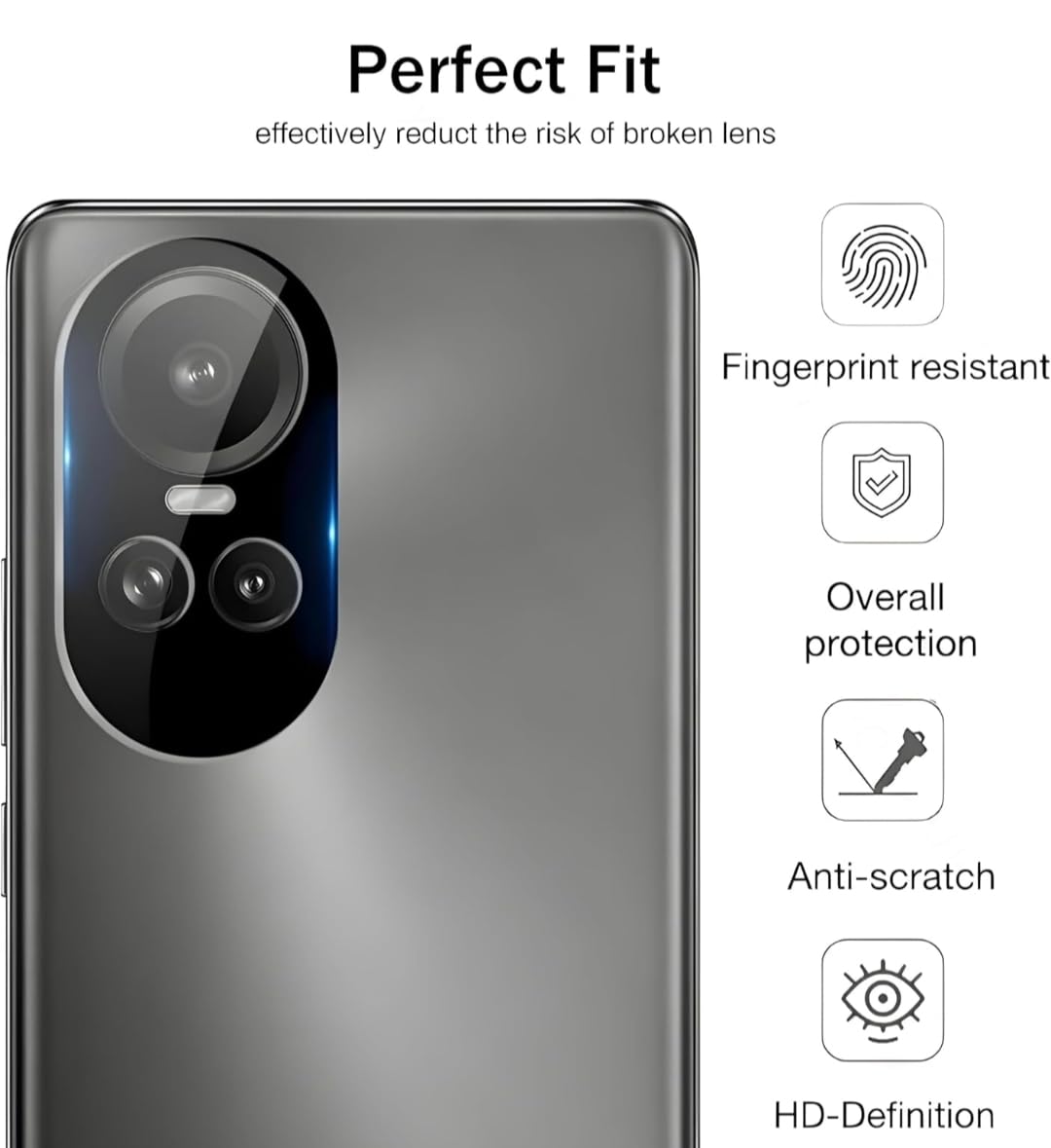 Premium Camera Lens Protector For Oppo Reno 7 Pro