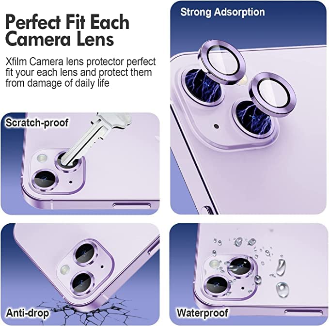 Premium Camera Metal Ring Lens Protector For iPhone 14