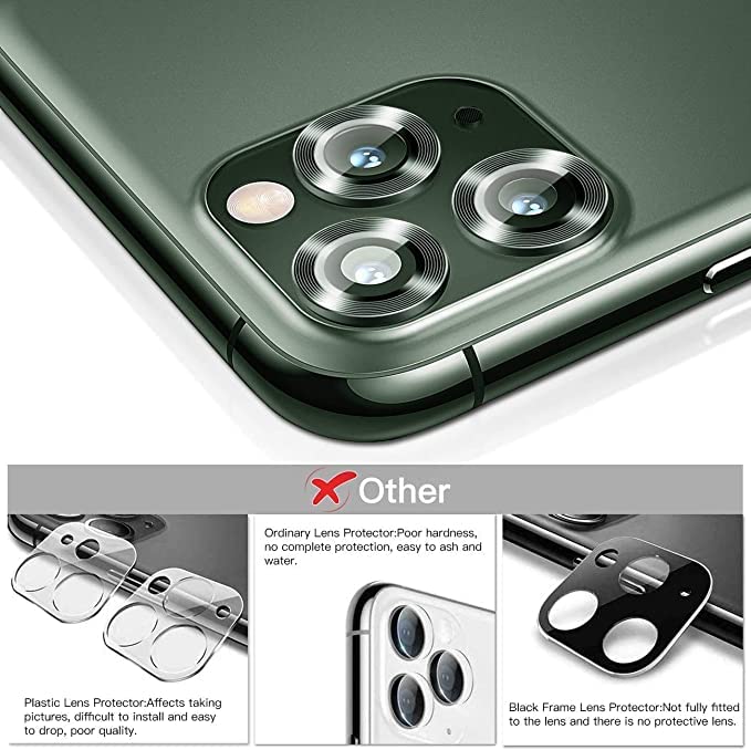 Premium Camera Metal Ring Lens Protector For iPhone 13 Mini