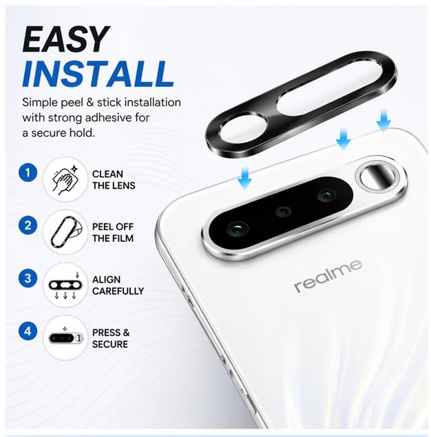 Premium Camera Lens Protector For Realme 16