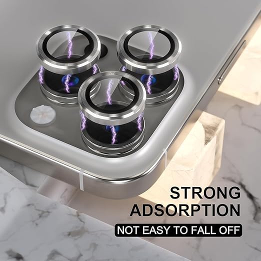 Premium Camera Metal Ring Lens Protector For iPhone 16 Pro