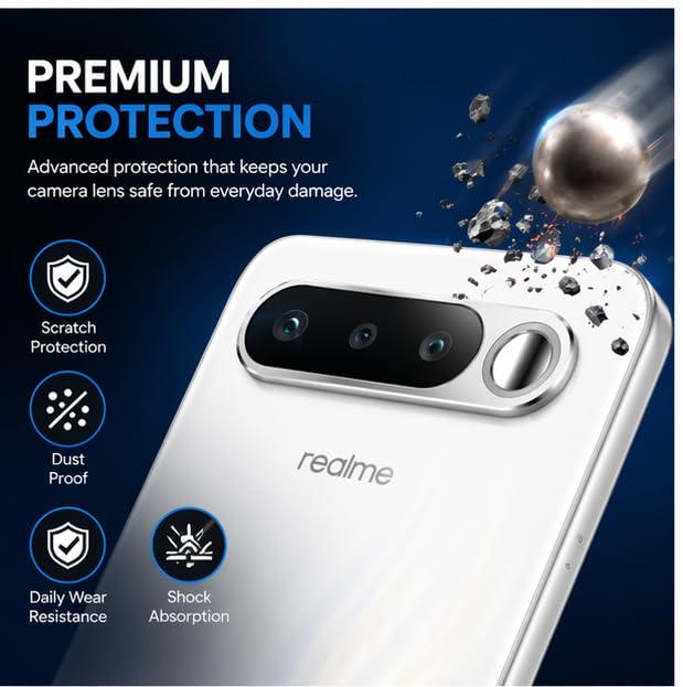 Premium Camera Lens Protector For Realme 16