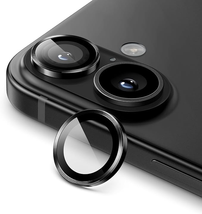 Premium Camera Metal Ring Lens Protector For iPhone 16