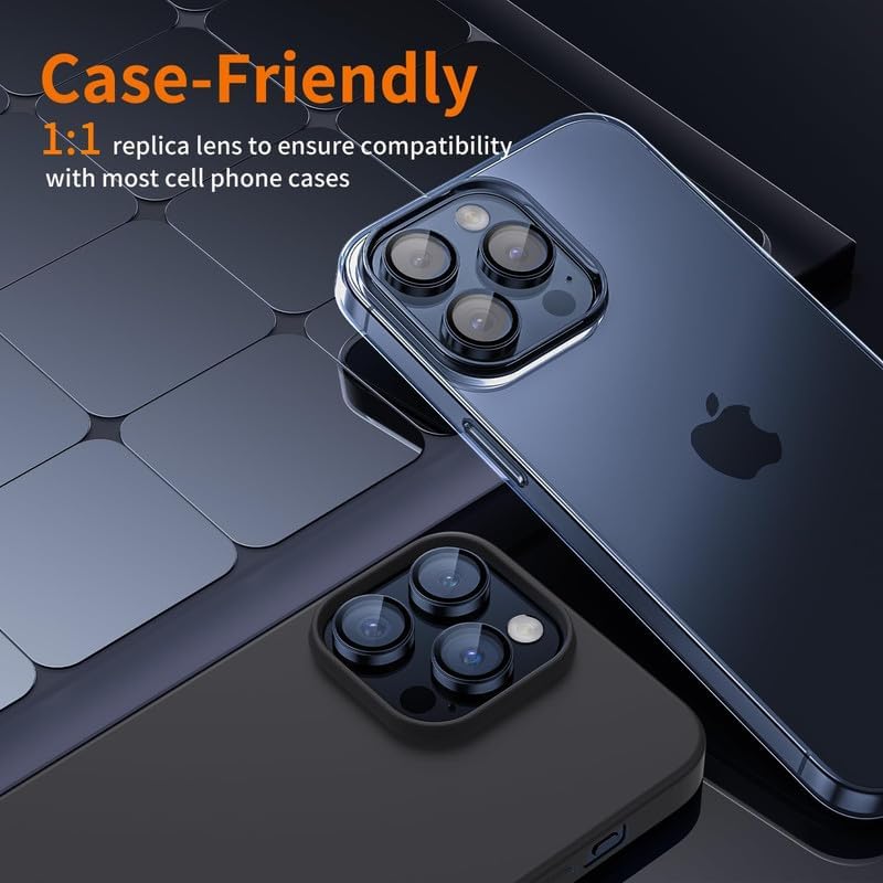Premium Camera Metal Ring Lens Protector For iPhone 15 Pro