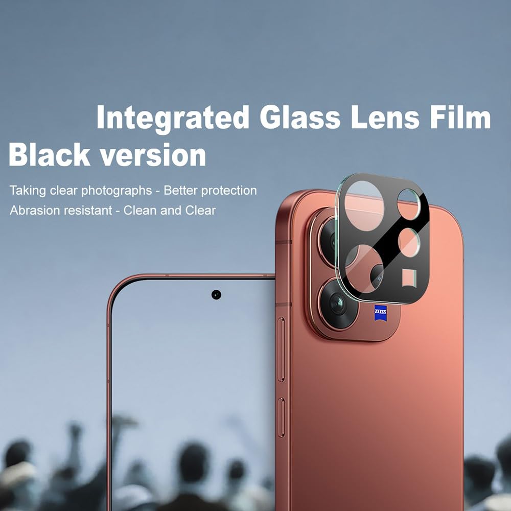 Vivo V70 Camera Lens Protector | 9H Tempered Glass with Premium Metal Ring | HD Clear Invisible Fit | Scratch Resistant (Copy)