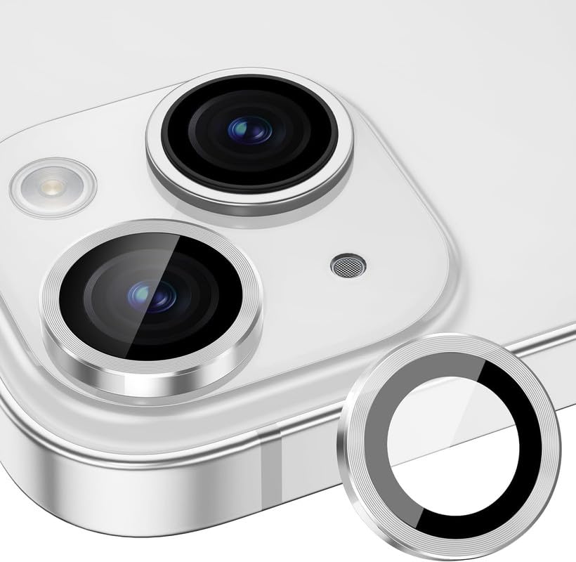 Premium Camera Metal Ring Lens Protector For iPhone 15