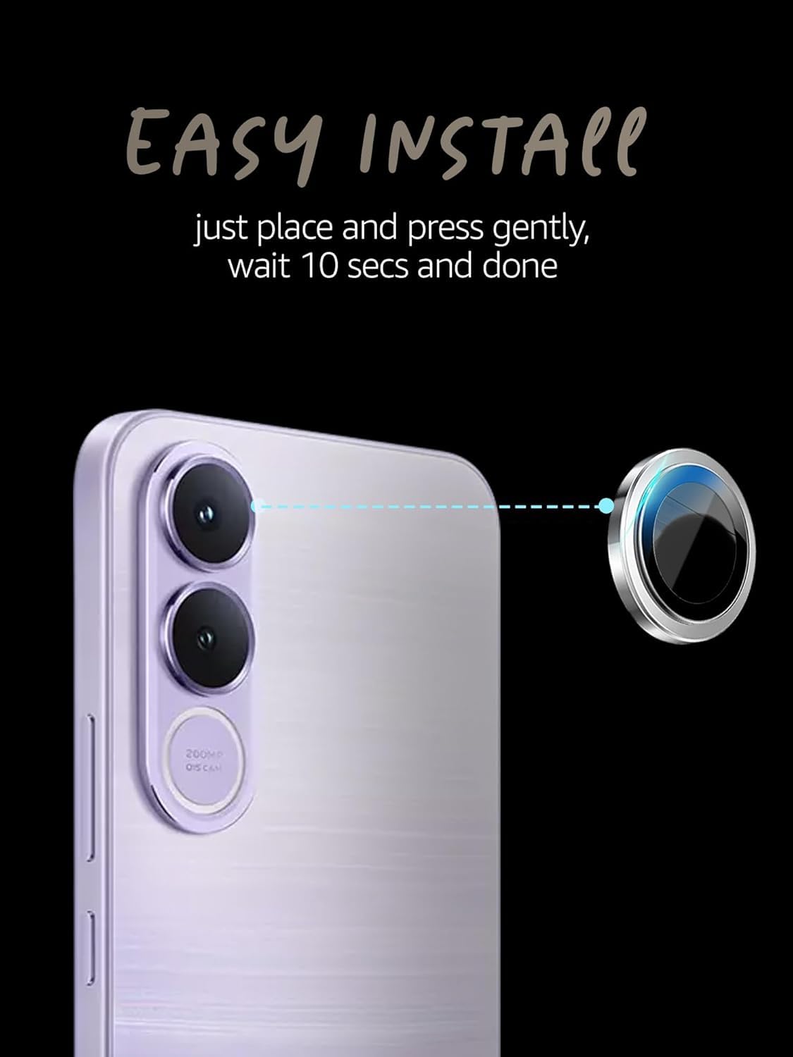 Premium Camera Lens Protector For Vivo V70 FE