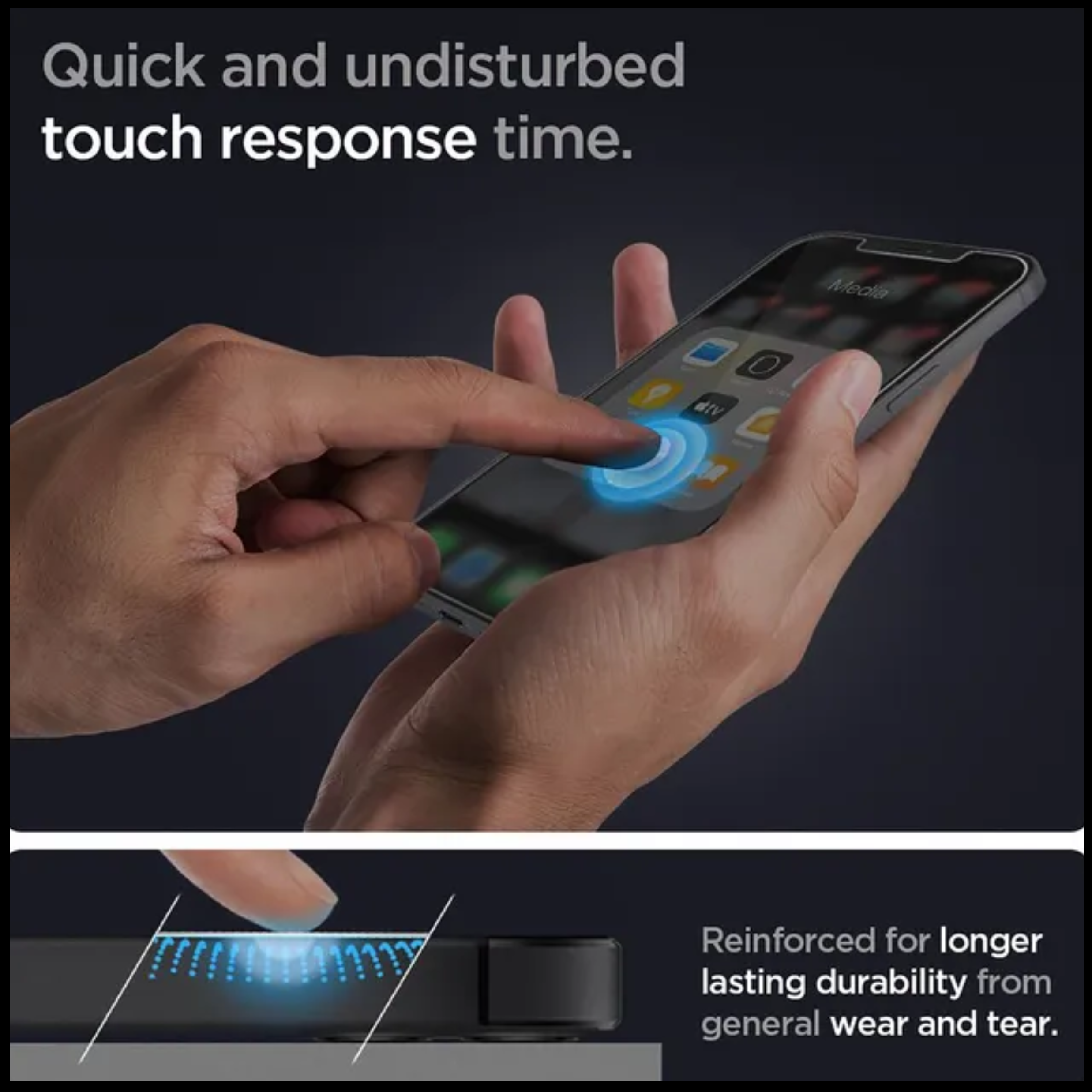 Spigen Glas TR Slim HD Premium Clear Glass Screen Protector For Samsung S24