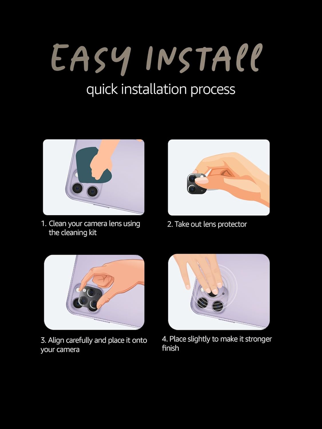 Premium Camera Lens Protector For Oppo Reno 14 Pro