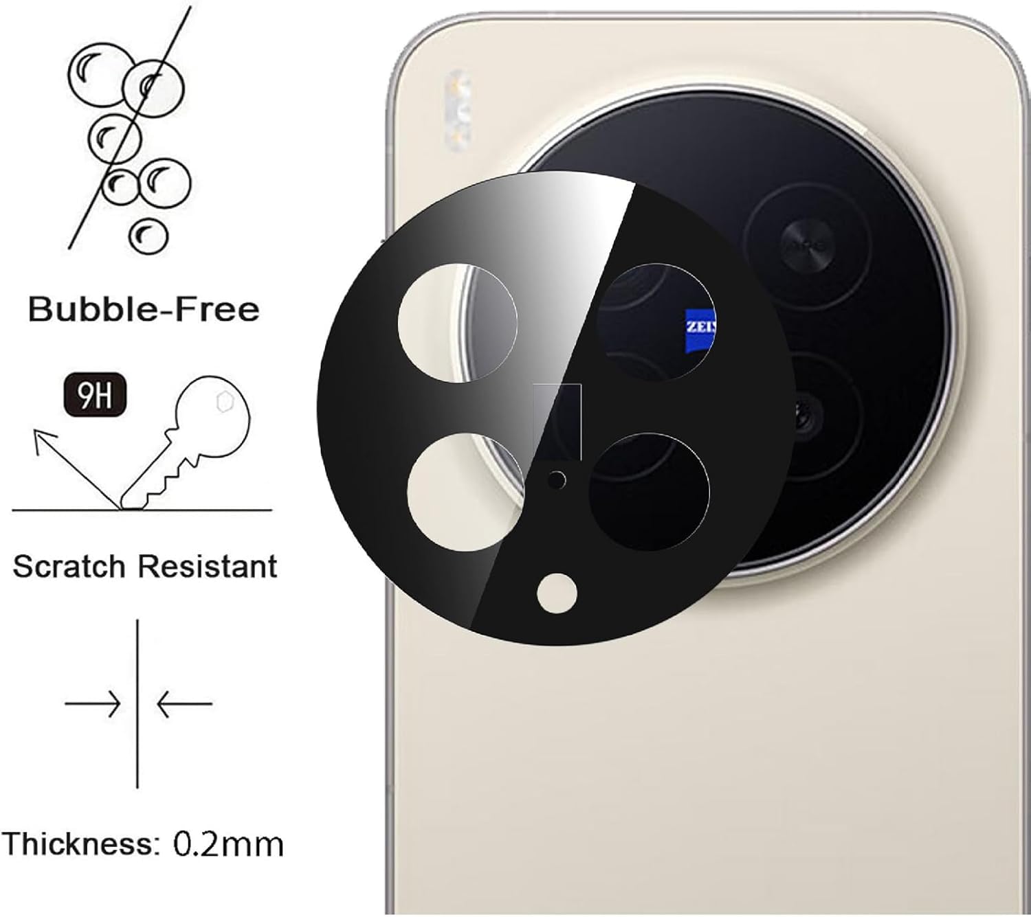 Premium Camera Lens Protector For Vivo X300 Pro