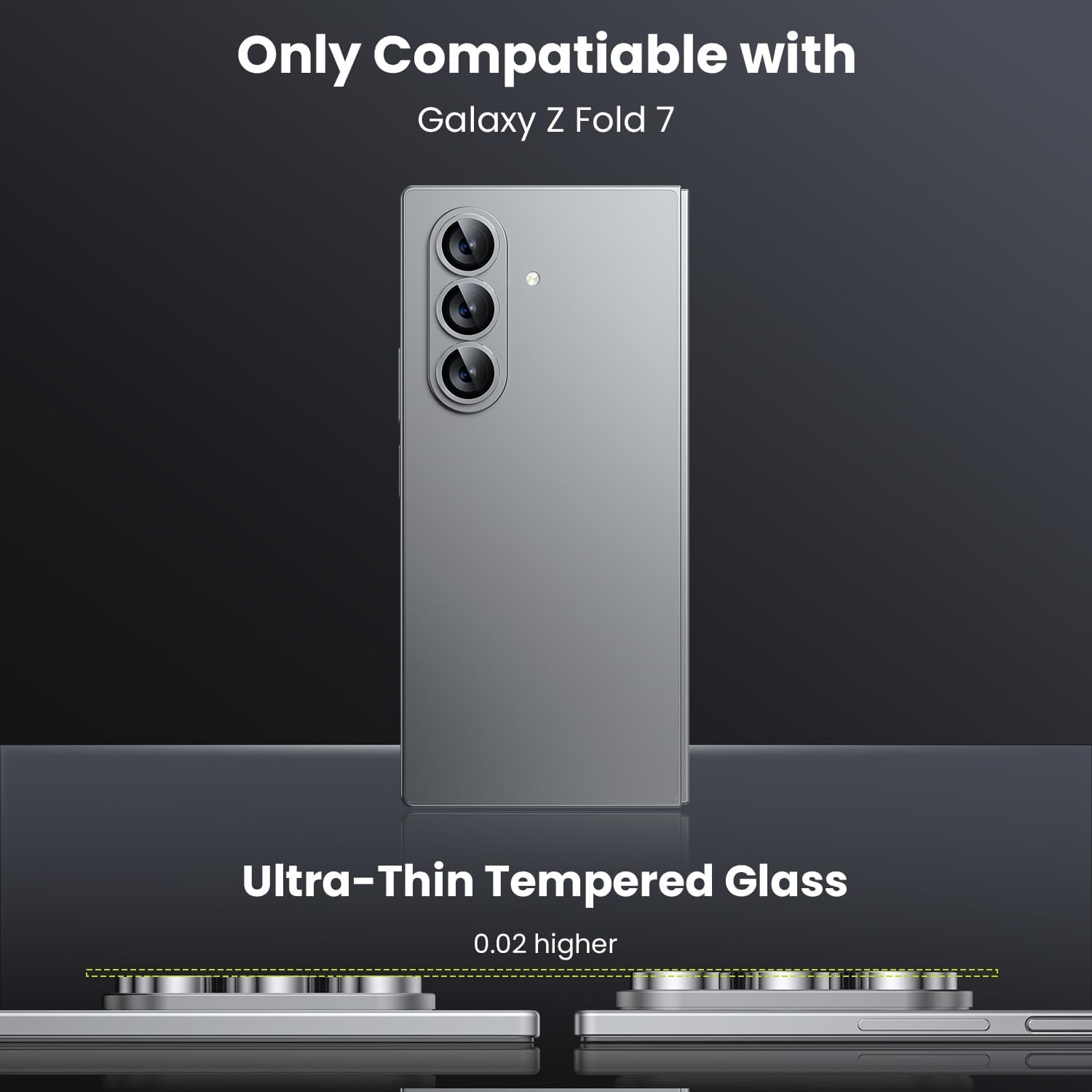 Premium Camera Lens Protector For Samsung Z Fold7