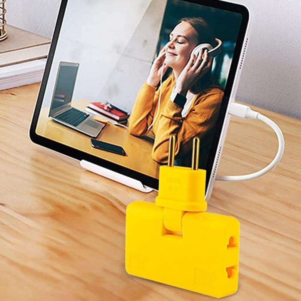 3 in 1 -180 Degree Rotatable Mini Slim Outlet Adapter