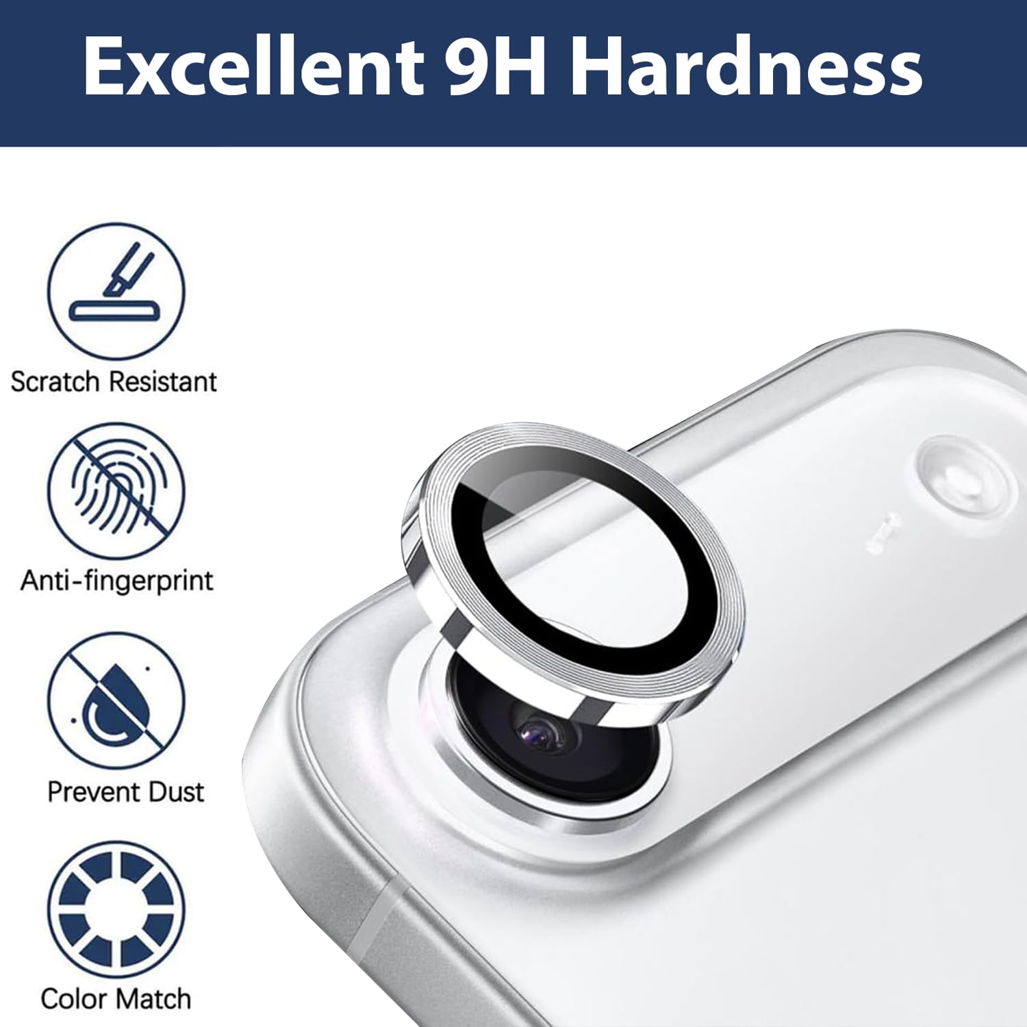 Premium Camera Metal Ring Lens Protector For iPhone 17 Air