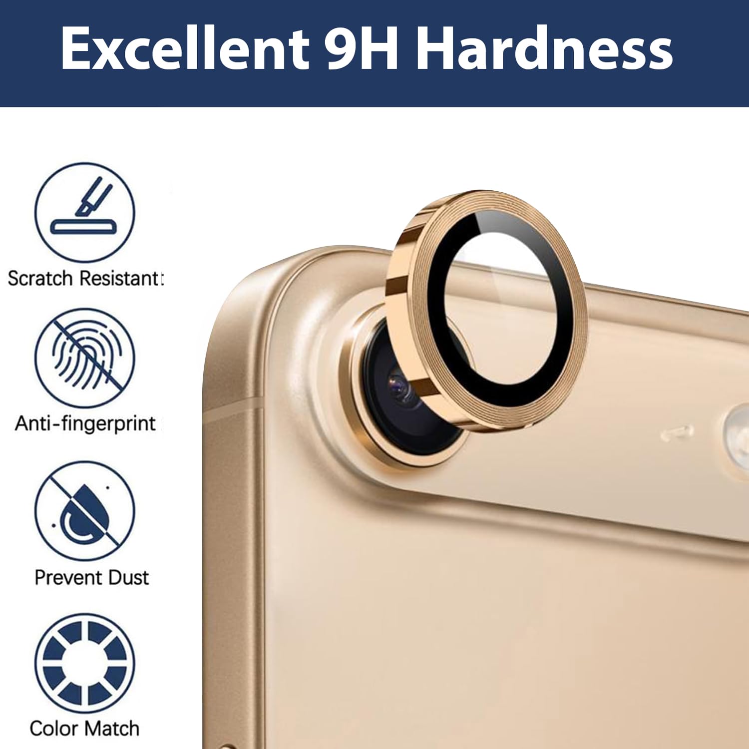 Premium Camera Metal Ring Lens Protector For iPhone 17 Air