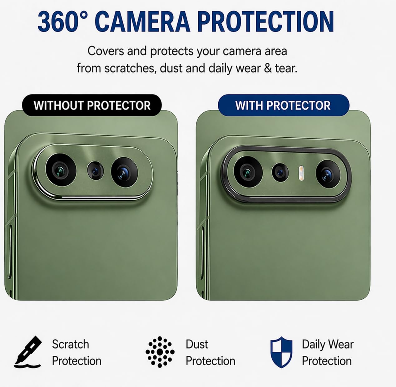 Premium Camera Lens Protector For Vivo X300 FE