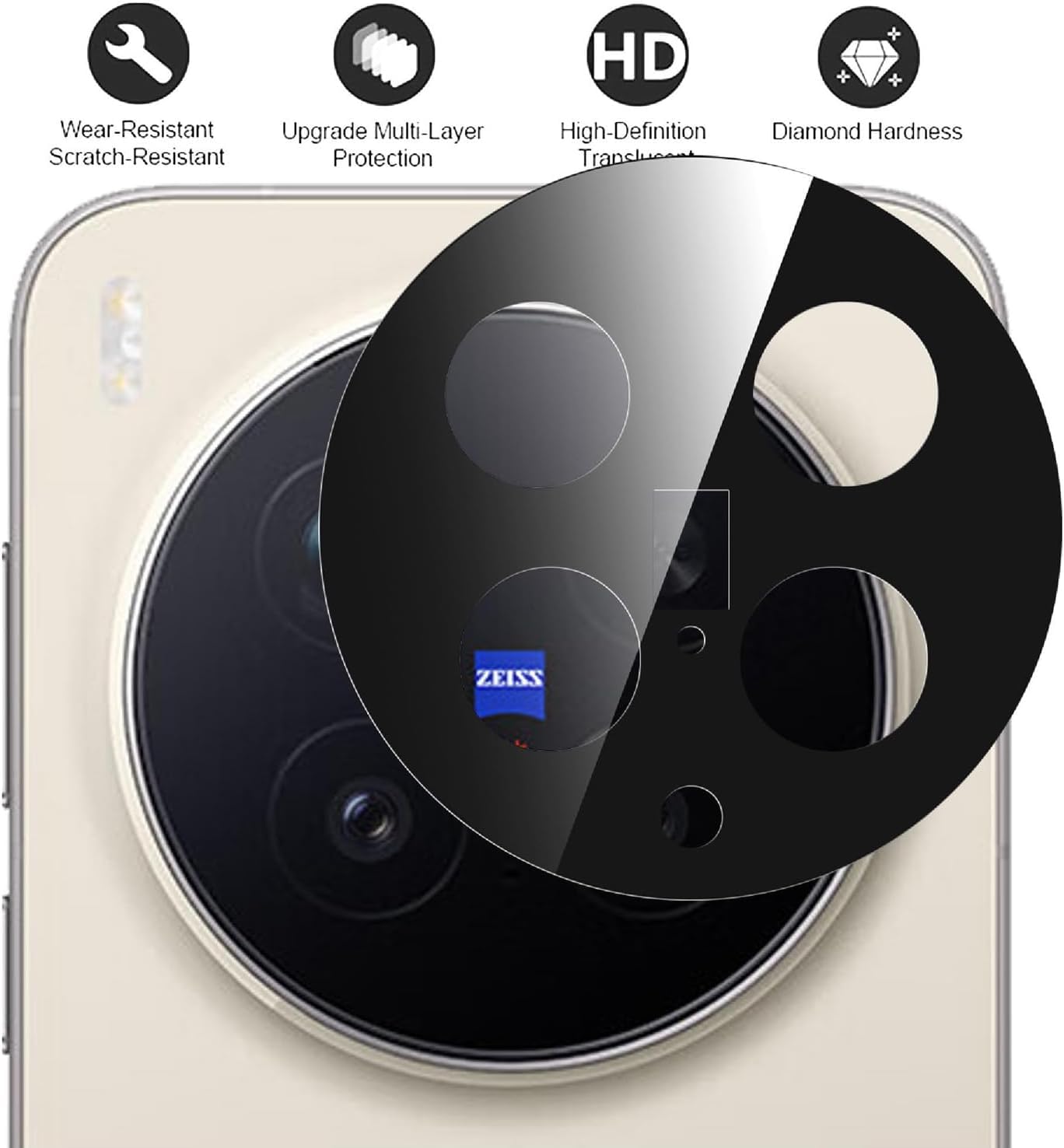Premium Camera Lens Protector For Vivo X300 Pro