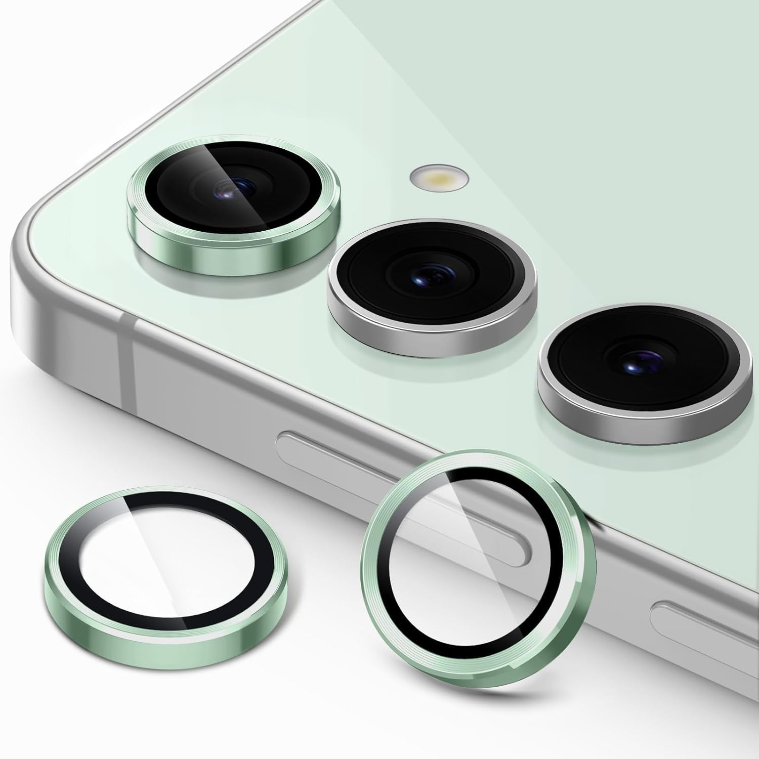 Premium Camera Metal Ring Lens Protector For Samsung S24 FE