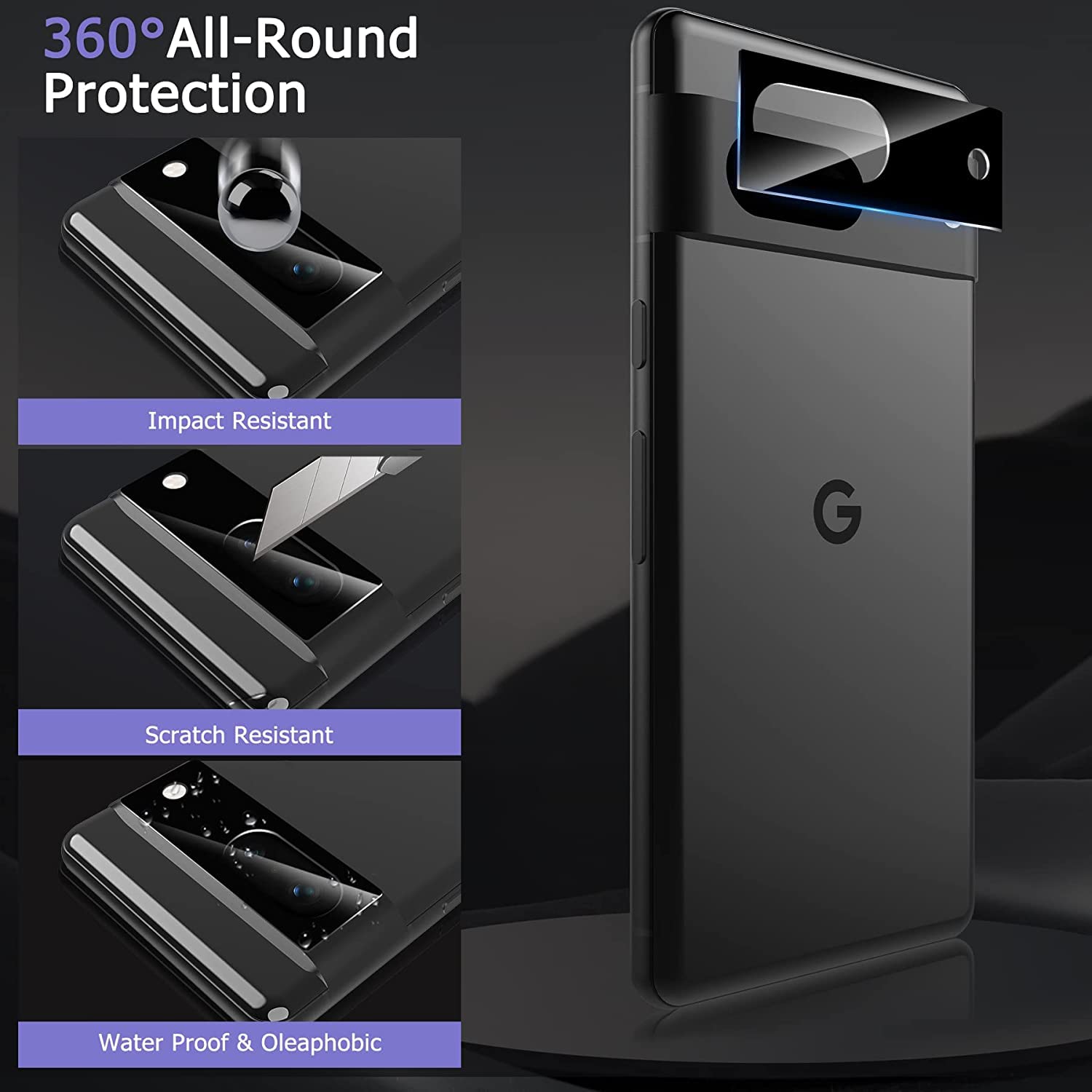Premium Camera Lens Protector For Google Pixel 7A
