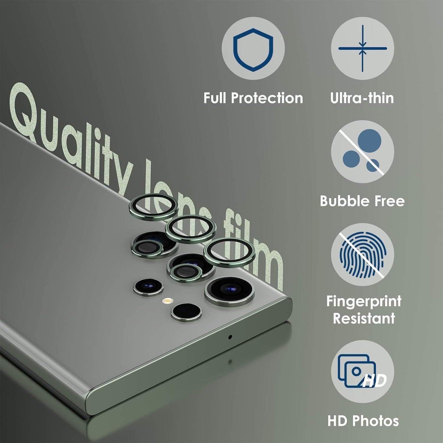 Premium Camera Lens Protector For Samsung S24 Ultra