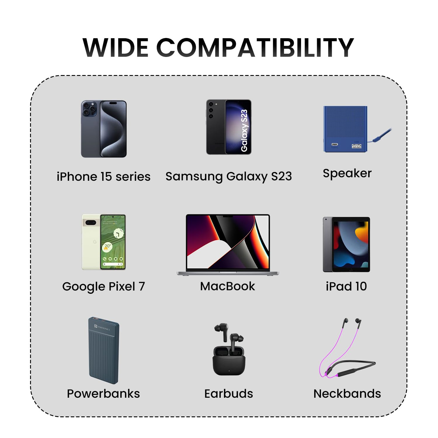 2 Meter Fast Charging & Data Sync Braided Cable