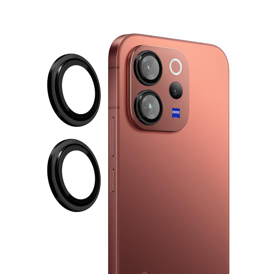Vivo V70 Elite Camera Lens Protector | 9H Tempered Glass with Premium Metal Ring | HD Clear Invisible Fit | Scratch Resistant