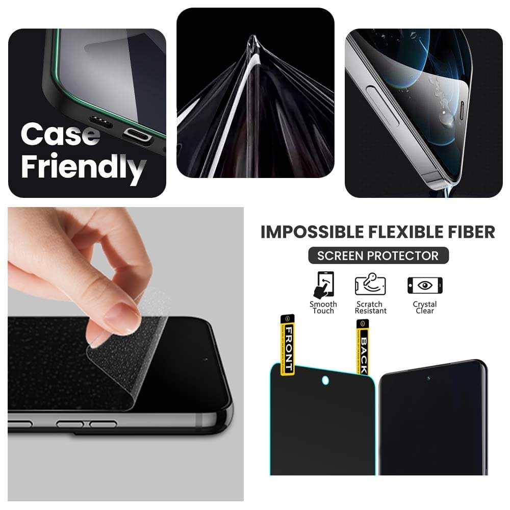 TechLays Unbreakable Screen Guard (Clear/Matte) - Perfectly matched to your selected phone model