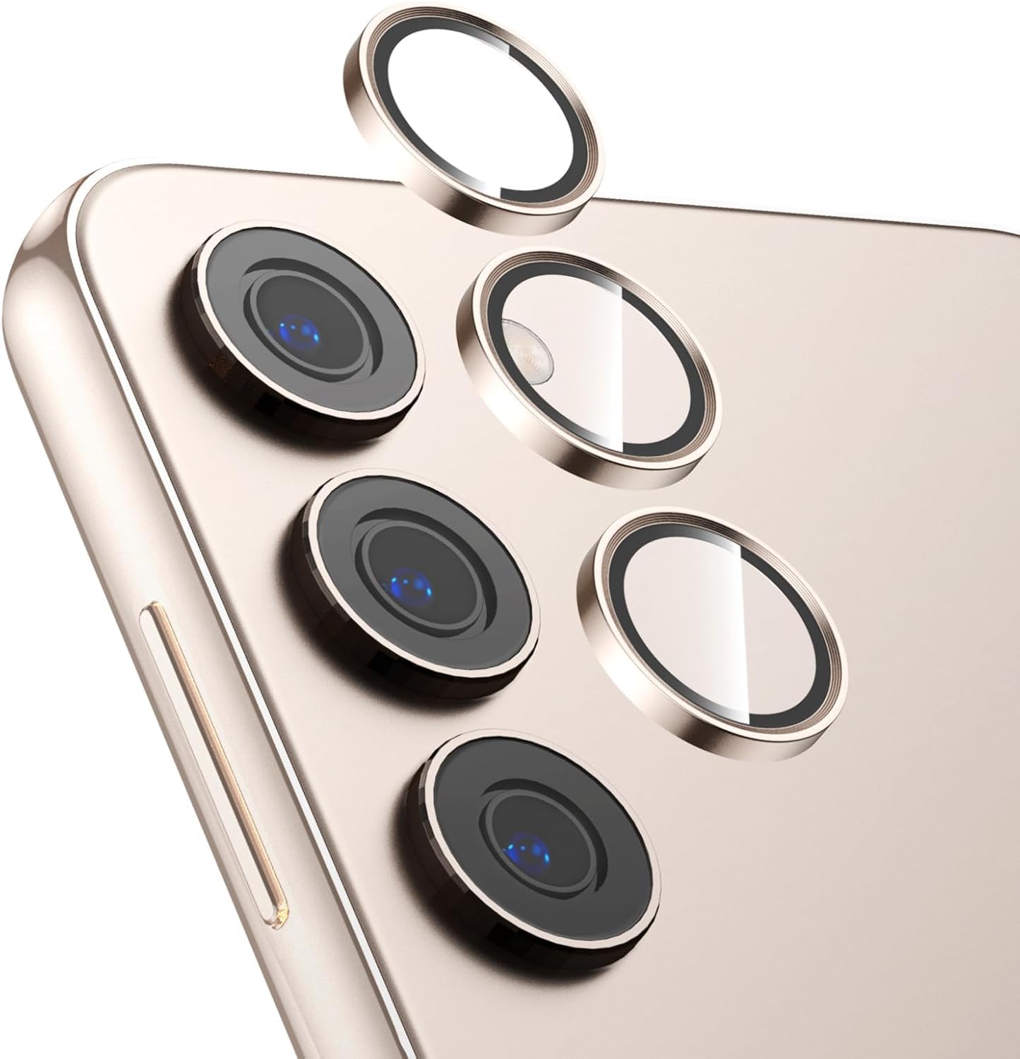 Premium Camera Metal Ring Lens Protector For Samsung S24 FE