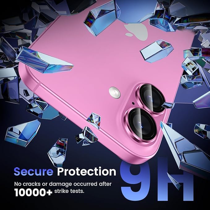 Premium Camera Metal Ring Lens Protector For iPhone 16