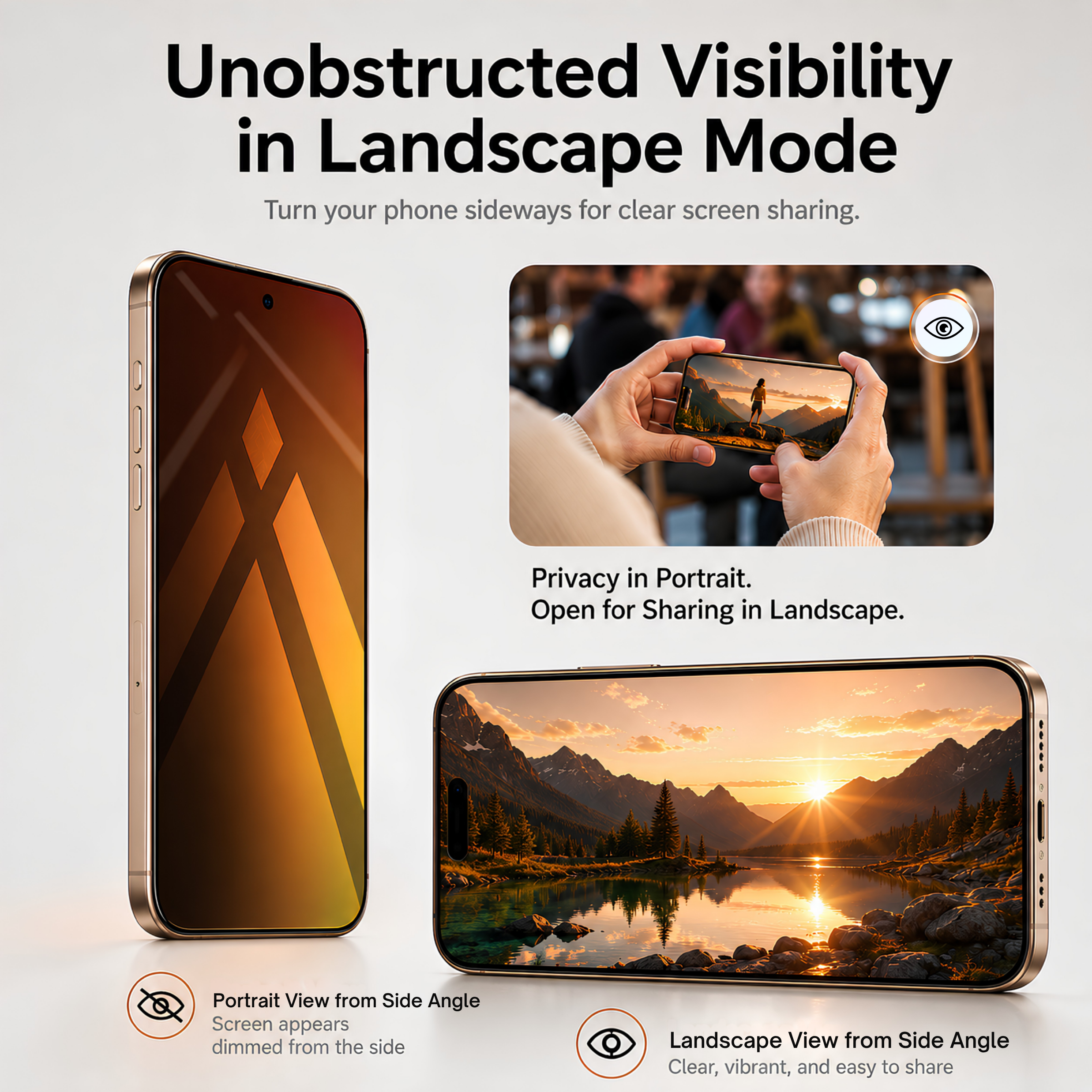 ColorShield Rainbow Privacy Tempered Glass For Apple iPhone 17 Pro Max