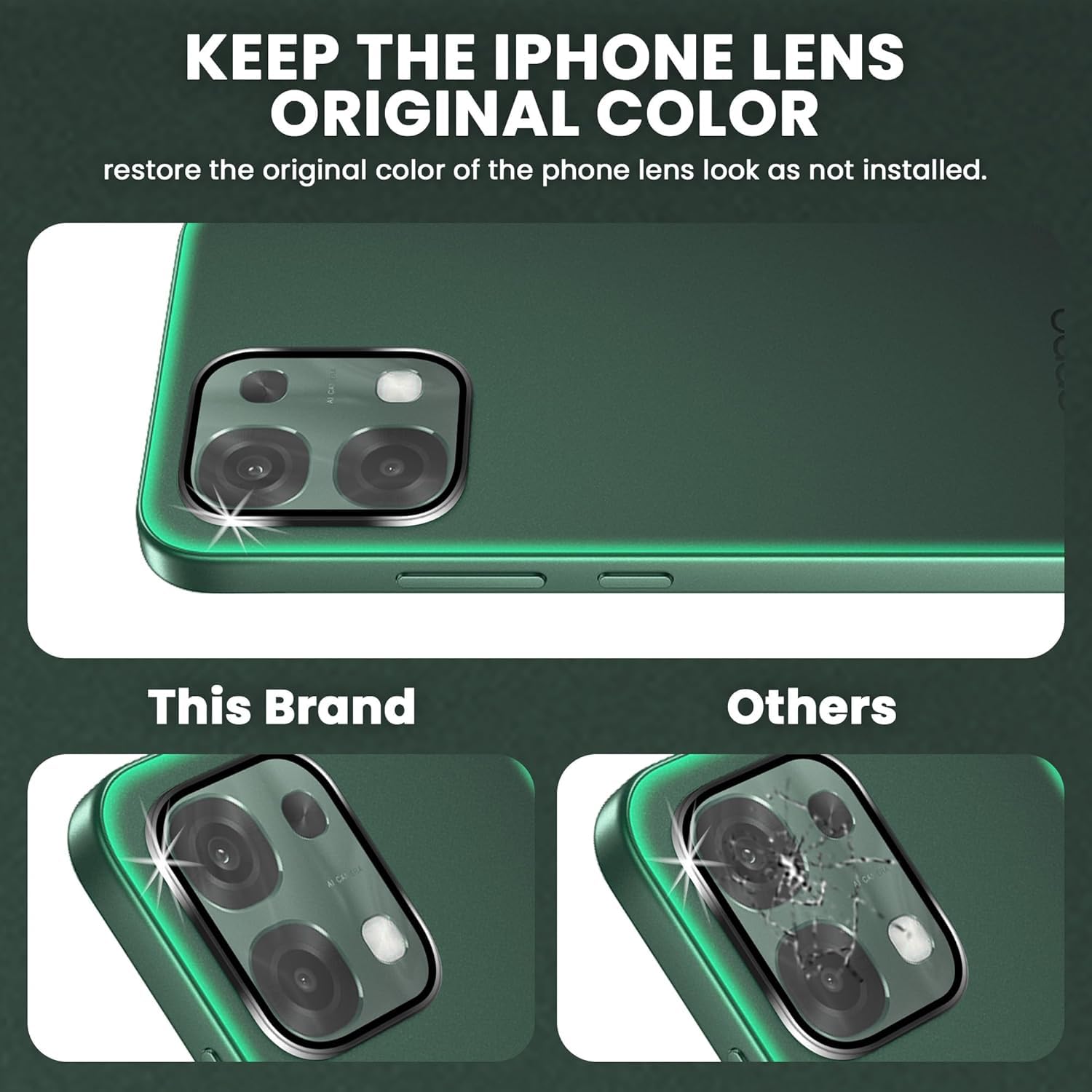 Premium Camera Lens Protector For Oppo F33 5G