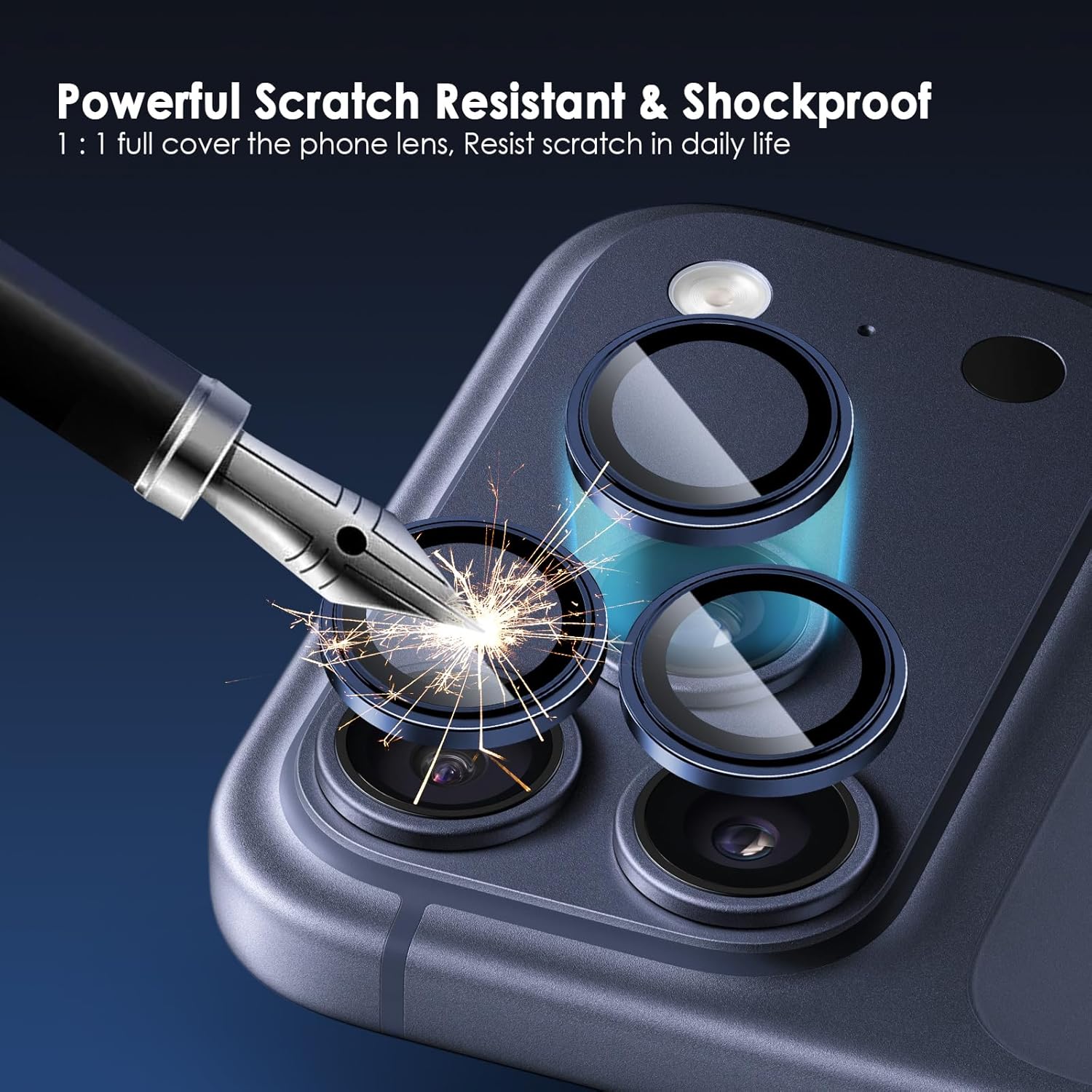 Premium Camera Metal Ring Lens Protector For iPhone 17 Pro Max