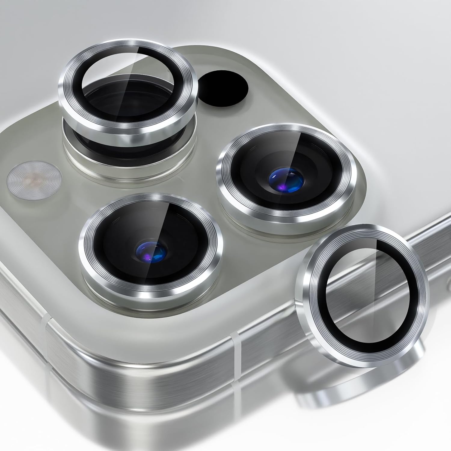 Premium Camera Metal Ring Lens Protector For iPhone 16 Pro