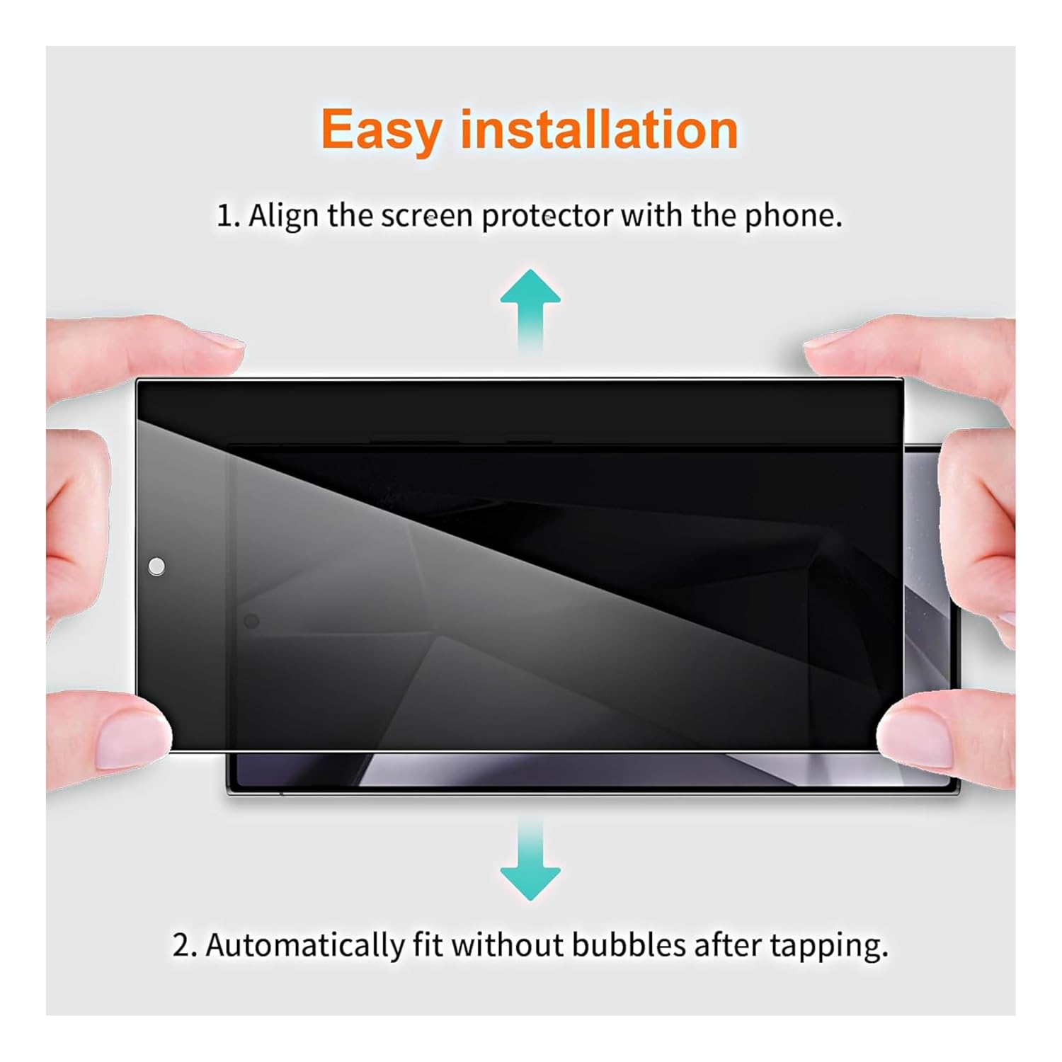 Magic Glass Box With Privacy Anti Spy Protection Auto-Align Installation for Samsung Galaxy S26 Ultra