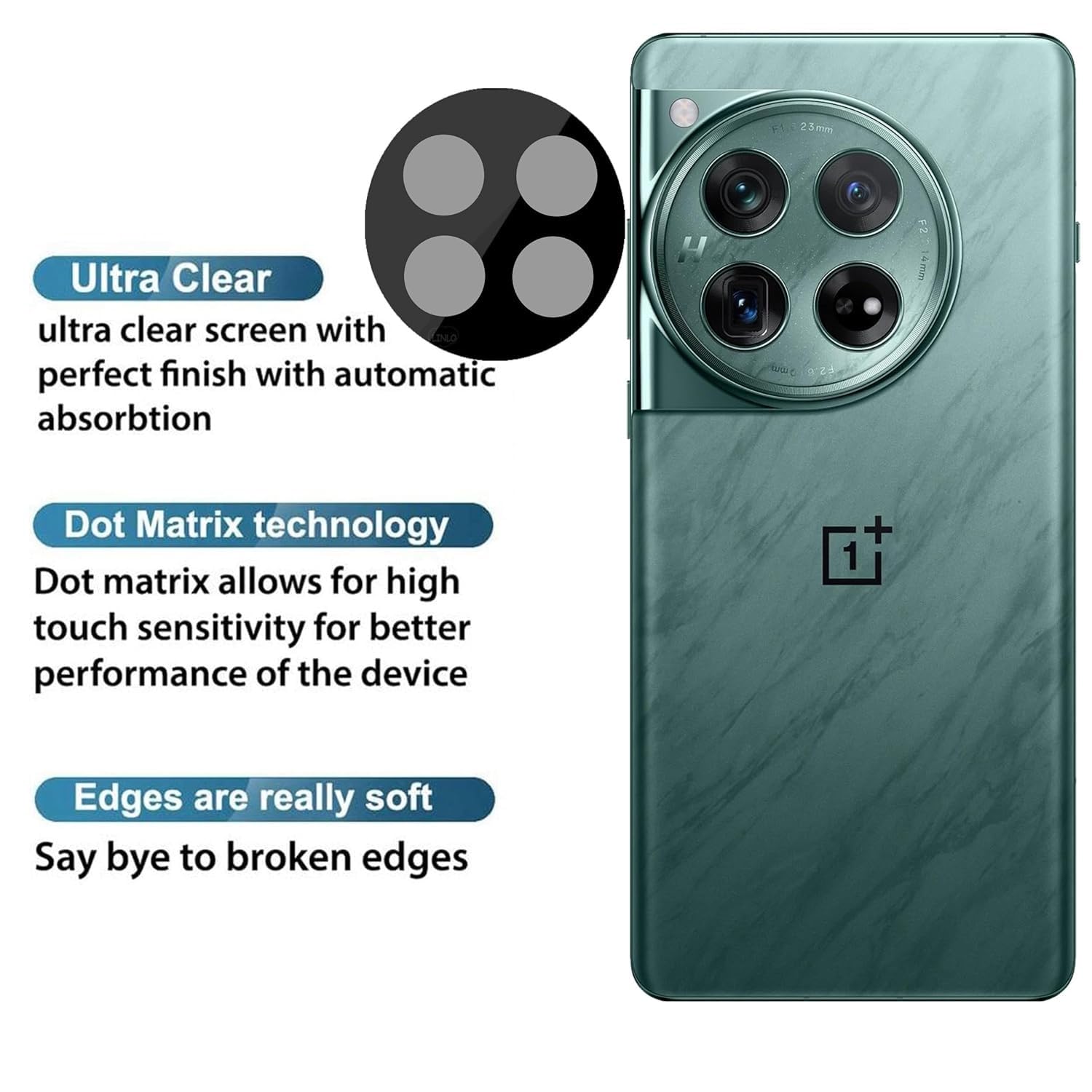 Premium Camera Lens Protector For OnePlus 12R
